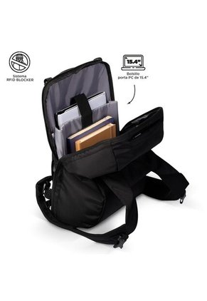 Morral Antirrobo Porta PC 15.4" Bunker Pack 4.0 Negro