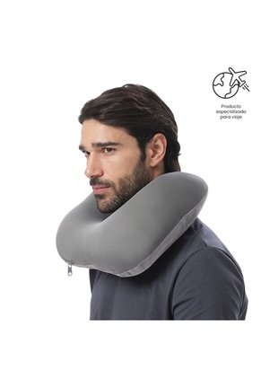 Almohada De Viaje Cojin 2 En 1 Cloud Color Gris