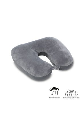Almohada De Viaje Cojin 2 En 1 Cloud Color Gris