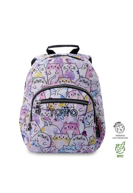 Morral Juvenil Tempera Glitter Pequeño Rosado