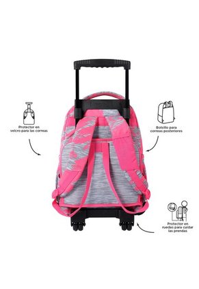 Morral Mujer Rue Bomper Renglon Rosado