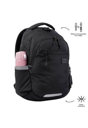Morral Universitario Porta PC Y Tablet 14" Misisipi Negro Unisex