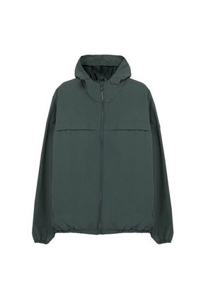 Chaqueta Rompevientos Para Hombre Ice Solid Verde