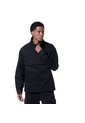 Chaqueta Unisex Trek Negra Tipo Pullover de Totto