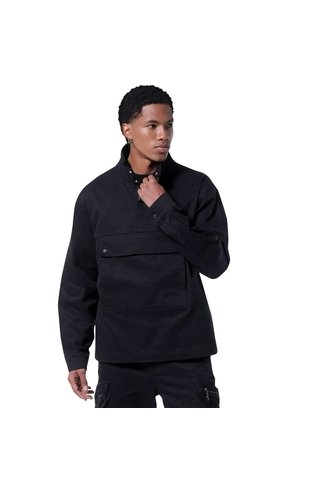 Chaqueta Unisex Trek Negra Tipo Pullover Totto