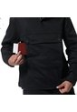 Chaqueta Unisex Trek Negra Tipo Pullover de Totto