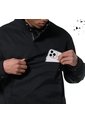 Chaqueta Unisex Trek Negra Tipo Pullover de Totto