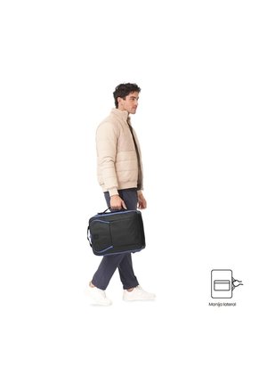 Morral De Viaje Pequeño Trama Negro