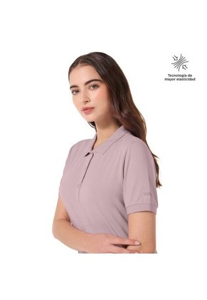 Camisa Polo Chechi Para Mujer Rosada