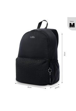 Morral Universitario Palencia Porta PC 13" Negro Mujer