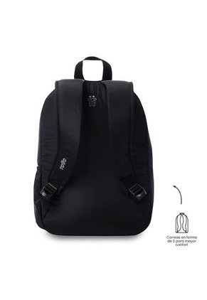 Morral Universitario Palencia Porta PC 13" Negro Mujer