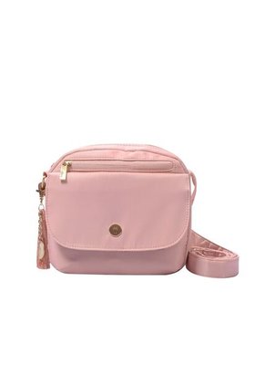 Bolso Pequeño Corneana 2.0 Rosado Porta Tableta 8" Crossbody