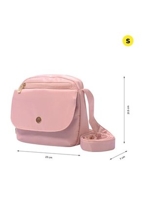 Bolso Pequeño Corneana 2.0 Rosado Porta Tableta 8" Crossbody