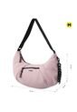 Bolso Banana Bag Para Mujer Escandinavia Mediano Rosado de Totto