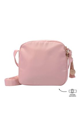 Bolso Pequeño Corneana 2.0 Rosado Porta Tableta 8" Crossbody