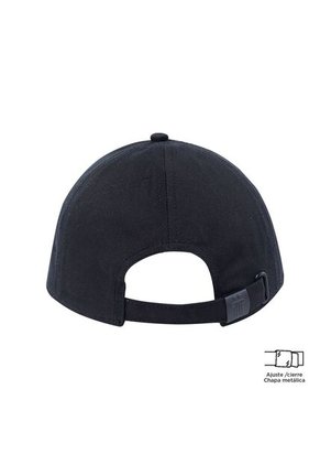 Gorra Beisbolera Totto Plus Negra