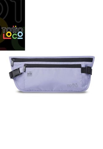 Canguro Invisible De Viaje Security Con RFID Blocker Morado Totto
