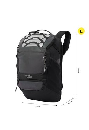 Morral Para Moto Porta PC 16" Ridder Negro