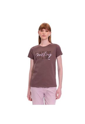 Camiseta Estampada Para Mujer Prime Manga Corta Terreo