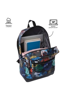 Morral Universitario Porta PC 14" Tocax Negro Hombre