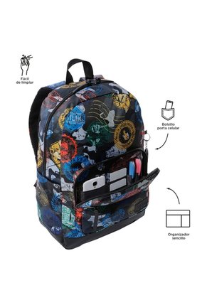 Morral Universitario Porta PC 14" Tocax Negro Hombre
