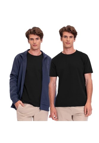 Camiseta Para Hombre Pack X2 Manne Manga Corta Totto
