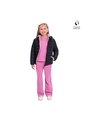 Chaqueta Para Niña Boa Acolchada Doble Faz Negra de Totto