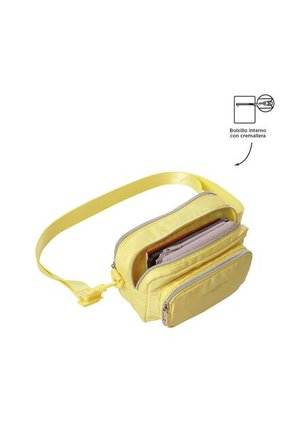 Bolso Para Mujer 2 En 1 Funty Crossbody Amarillo
