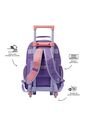 Morral Con Ruedas Para Niña Star Cat M Morado de Totto