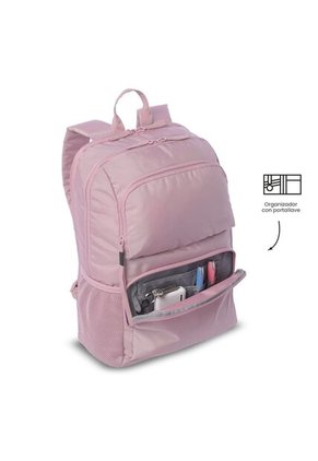 Morral Universitario Cloud Porta PC 14" Rosado Mujer