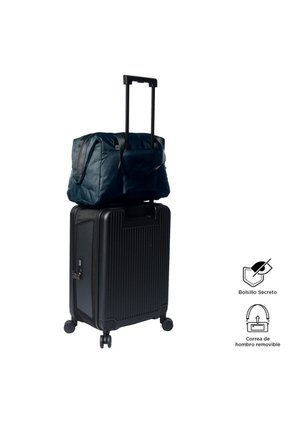 Tula De Viaje Weekender Mediana Color Azul