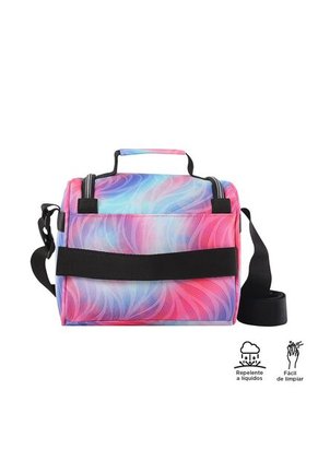 Lonchera Para Almuerzo Pizarra Glitter Mujer Rosada