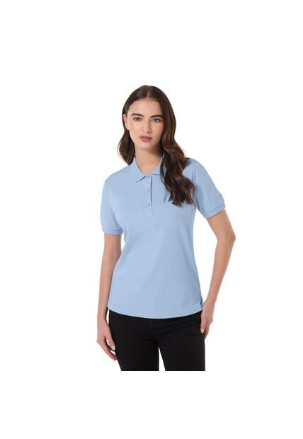 Camisa Polo Chechi Para Mujer Azul