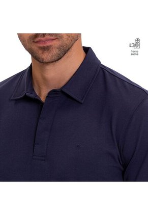 Camisa Polo Para Hombre Ml Burle Azul