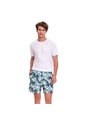 Pantaloneta Estampada Para Hombre Lown Verde de Totto