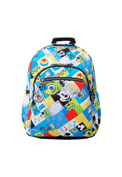 Morral Para Niño Acuarela Disney 100 Personajes L Blanco