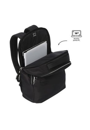 Morral Ejecutivo Porta PC16" Roxanne Negro Mujer