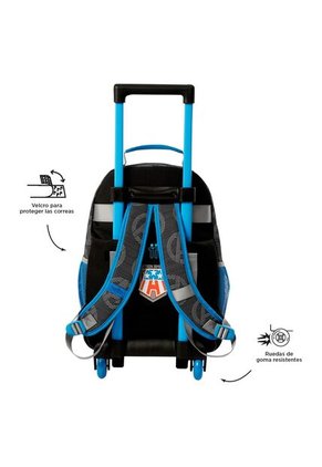 Morral Con Ruedas Niño Avengers Capitán América Mediano Gris