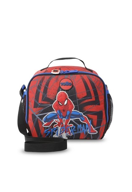 Lonchera Térmica Para Niño Spiderman Urban Grande Roja