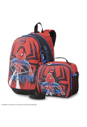 Lonchera Térmica Para Niño Spiderman Urban Grande Roja