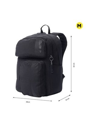 Morral Universitario 2 En 1 Porta PC 16" Duality Negro Unisex