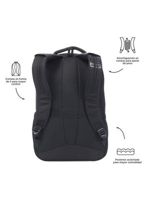 Morral Antimpacto Suspension Porta PC 16" Negro