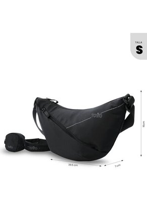 Bolso Para Mujer Suzuka Tipo Crossbody Pequeño Negro