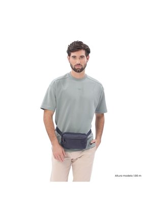 Riñonera Hombre Riva Mediana Color Azul