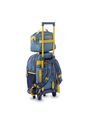 Combo Escolar Niño X3 Maleta Ruedas+Lonchera+Multiuso Sentinel Gris de Totto