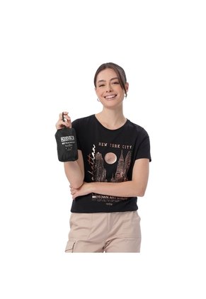 Chaqueta Casual Para Mujer Bruma Woman Liviana Negra