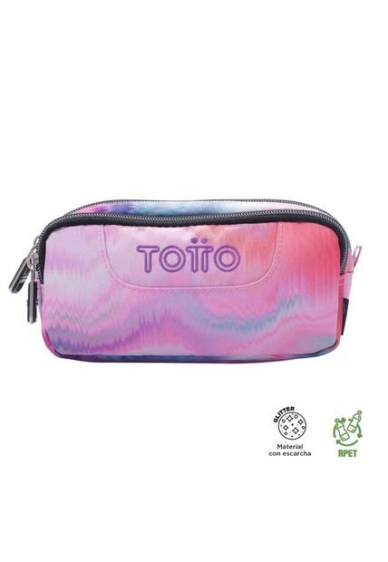 Cartuchera Sobre Glitter Rosada