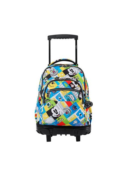 Morral Con Ruedas Niño Rue Bomper Renglon Disney 100 Personajes L Blanco
