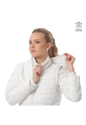 Chaqueta Acolchada 2 En 1 Para Mujer Chalina Blanca