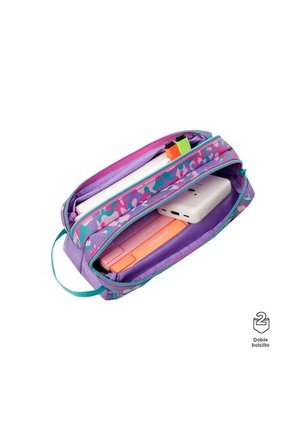 Cartuchera Escolar Para Niña Paw Patrol Morada